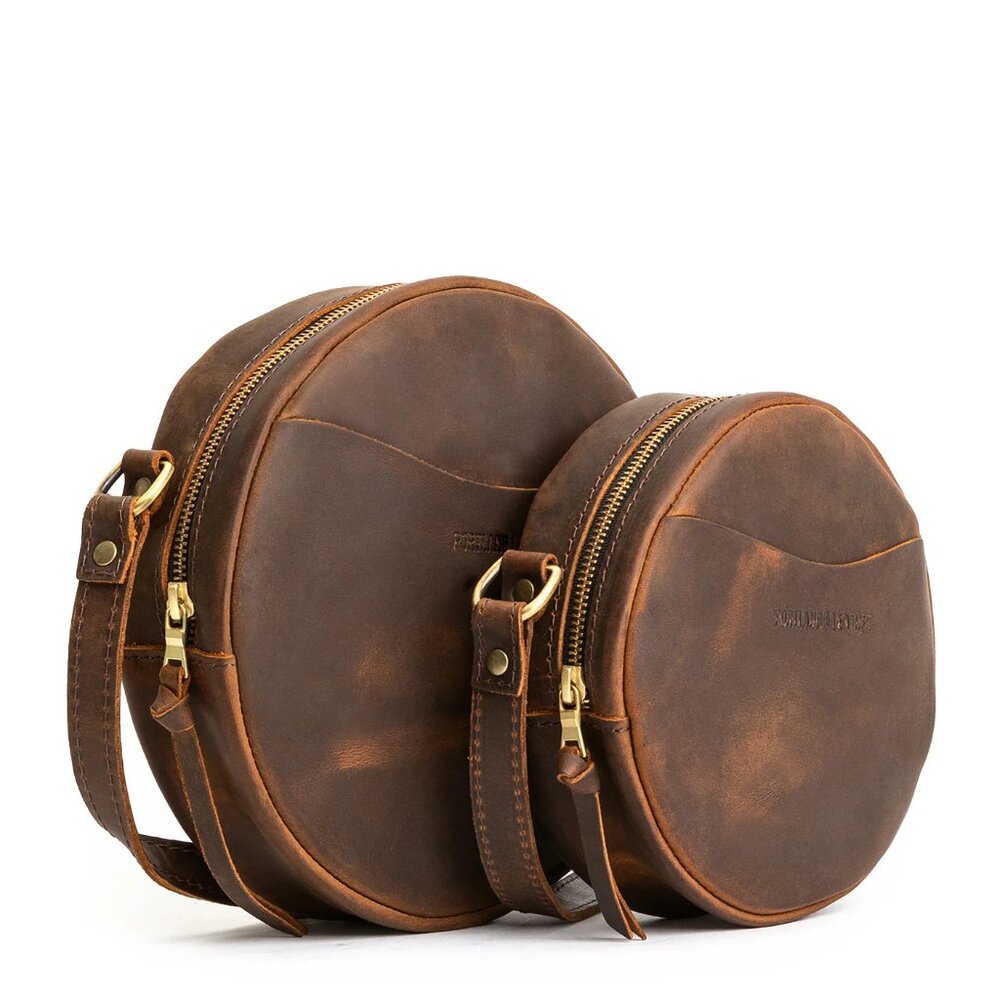 Portland Leather Canyon Large Circle Crossbody